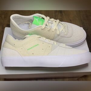 Jordan Women's Sneakers in Cream and Green